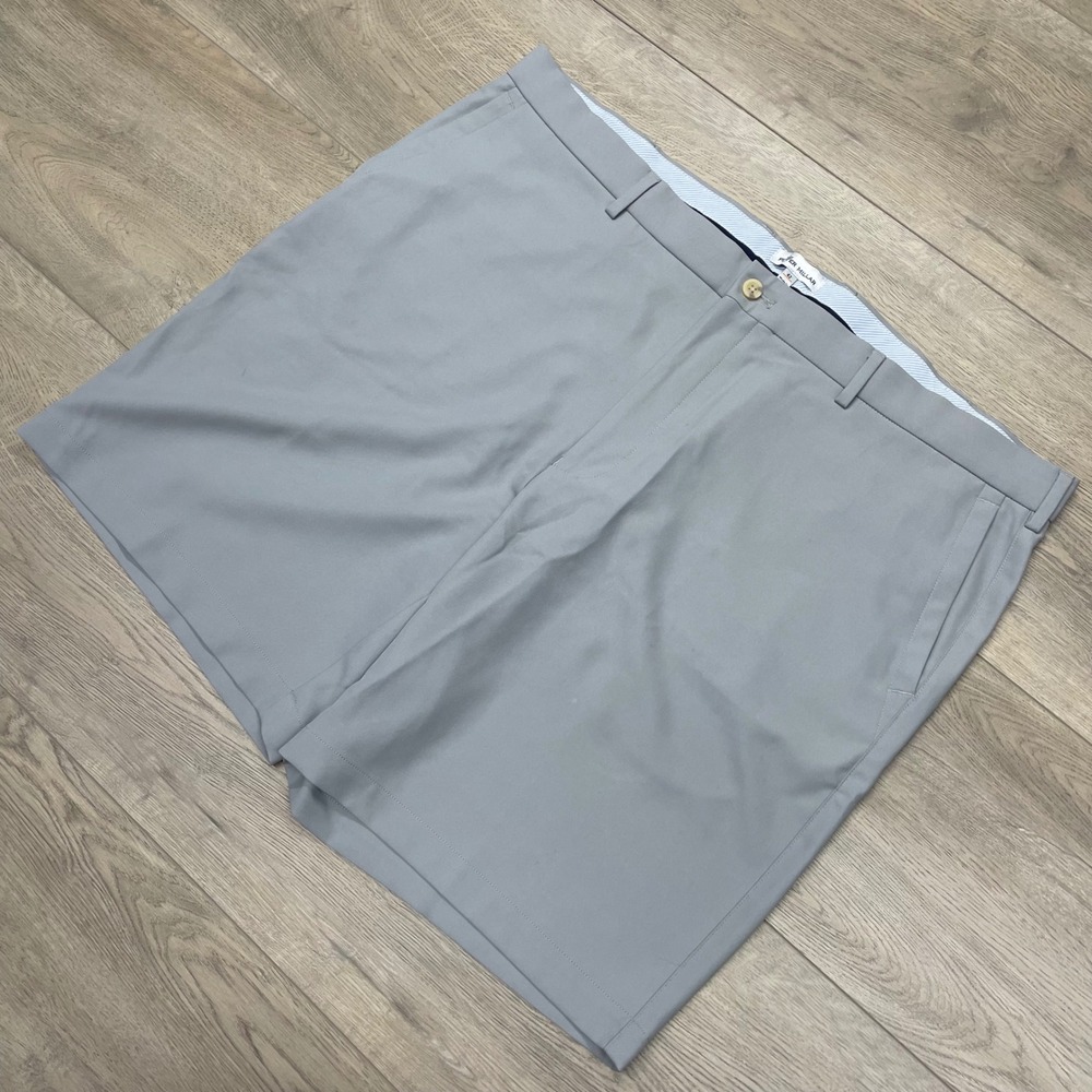 Peter Millar Shorts Mens 42 Gray Salem Performance Golf Flat Front MEOEB82 Gale